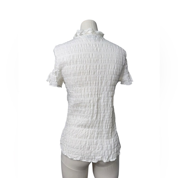 Hayden LA
Women's White Sybil Lace Button-Down Blouse in Medium - Picture 5 of 5